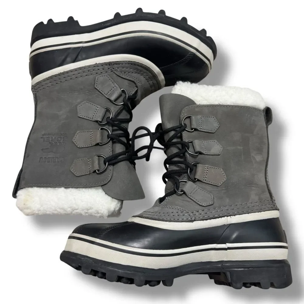 SOREL Caribou Boots 6 Waterproof Insulated Snow Winter Cabin Core Outdoor